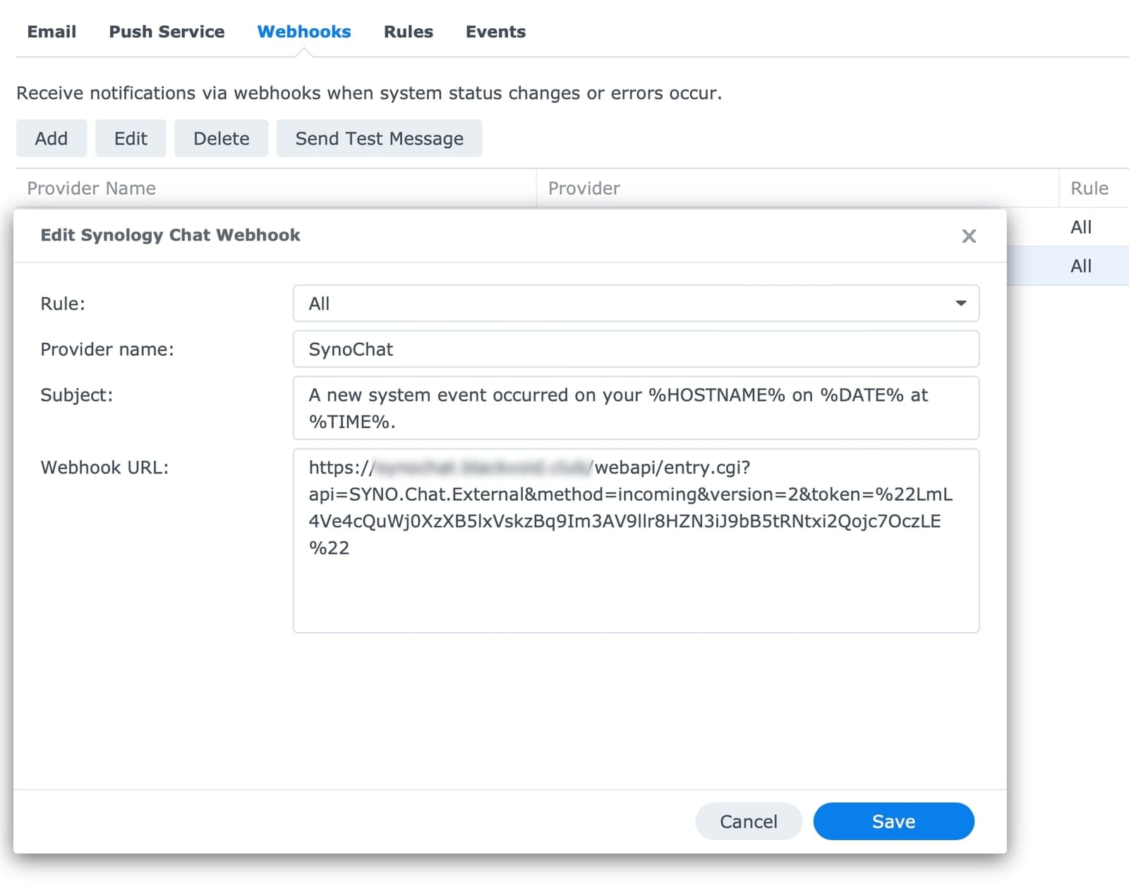 Synology Chat - privatna chat platforma