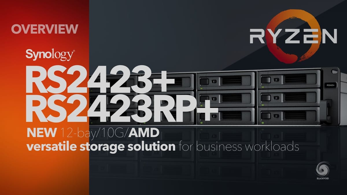 Synology RS2423+ and RS2423RP+ pregled