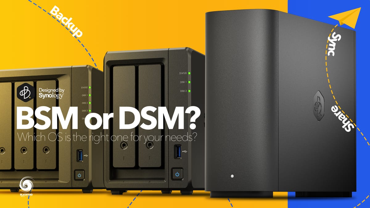 Synology BSM ili DSM?