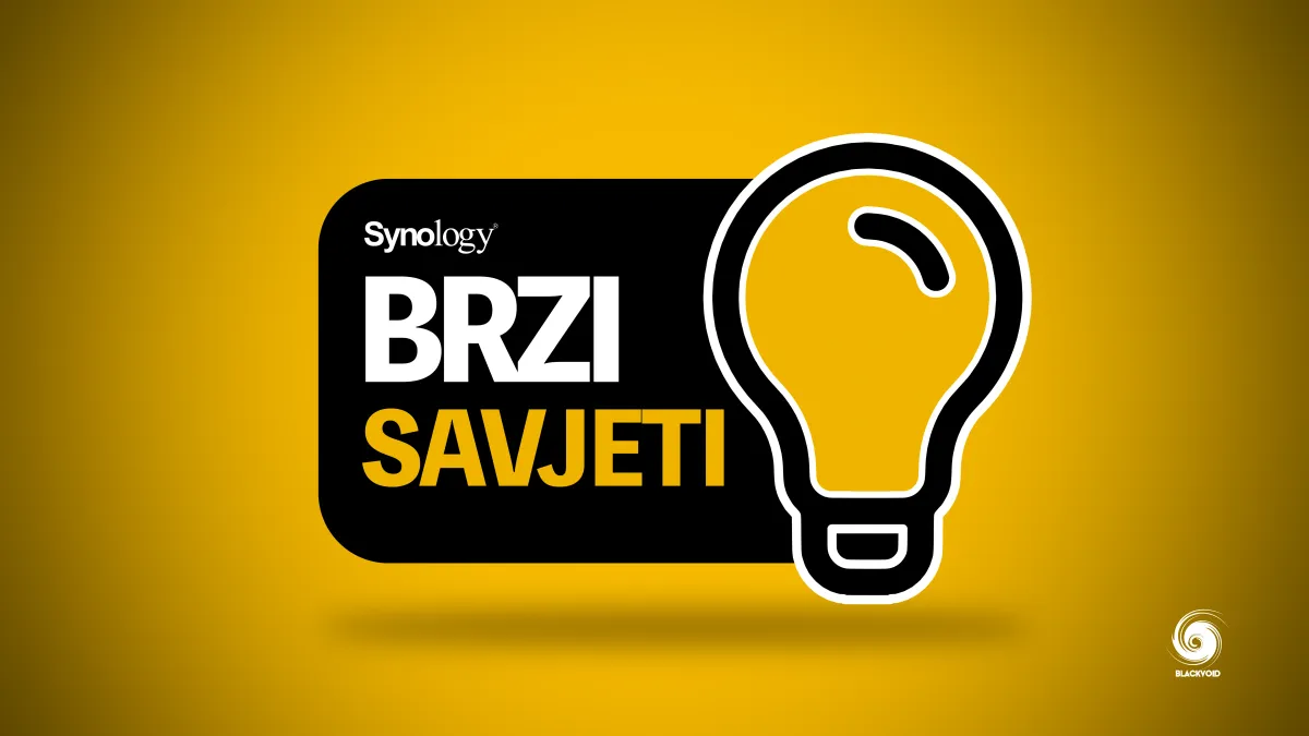 Synology brzi savjeti