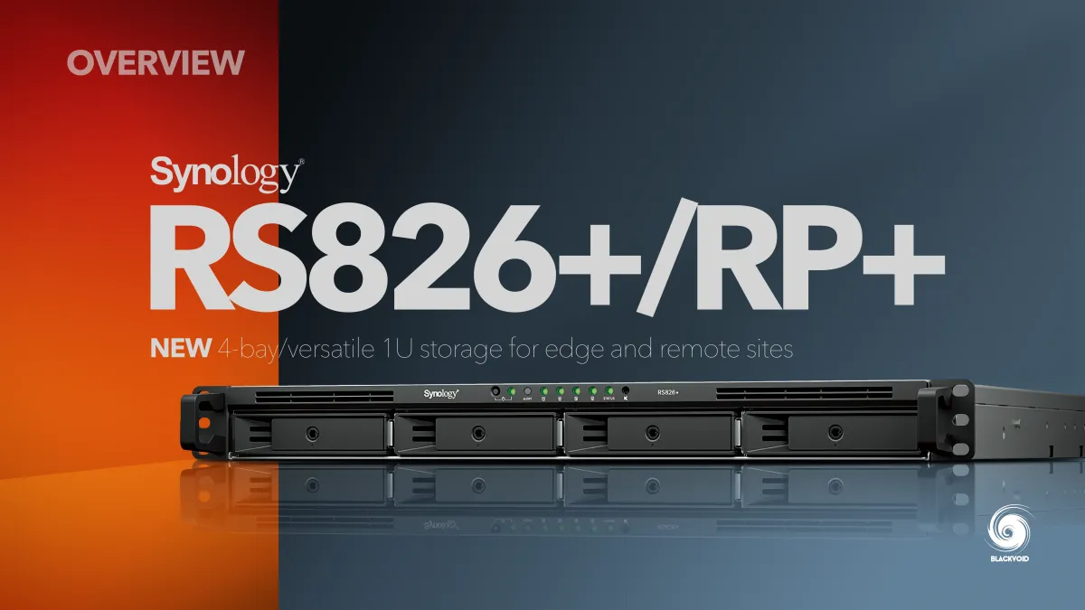 Synology RS826+/RP+ pregled