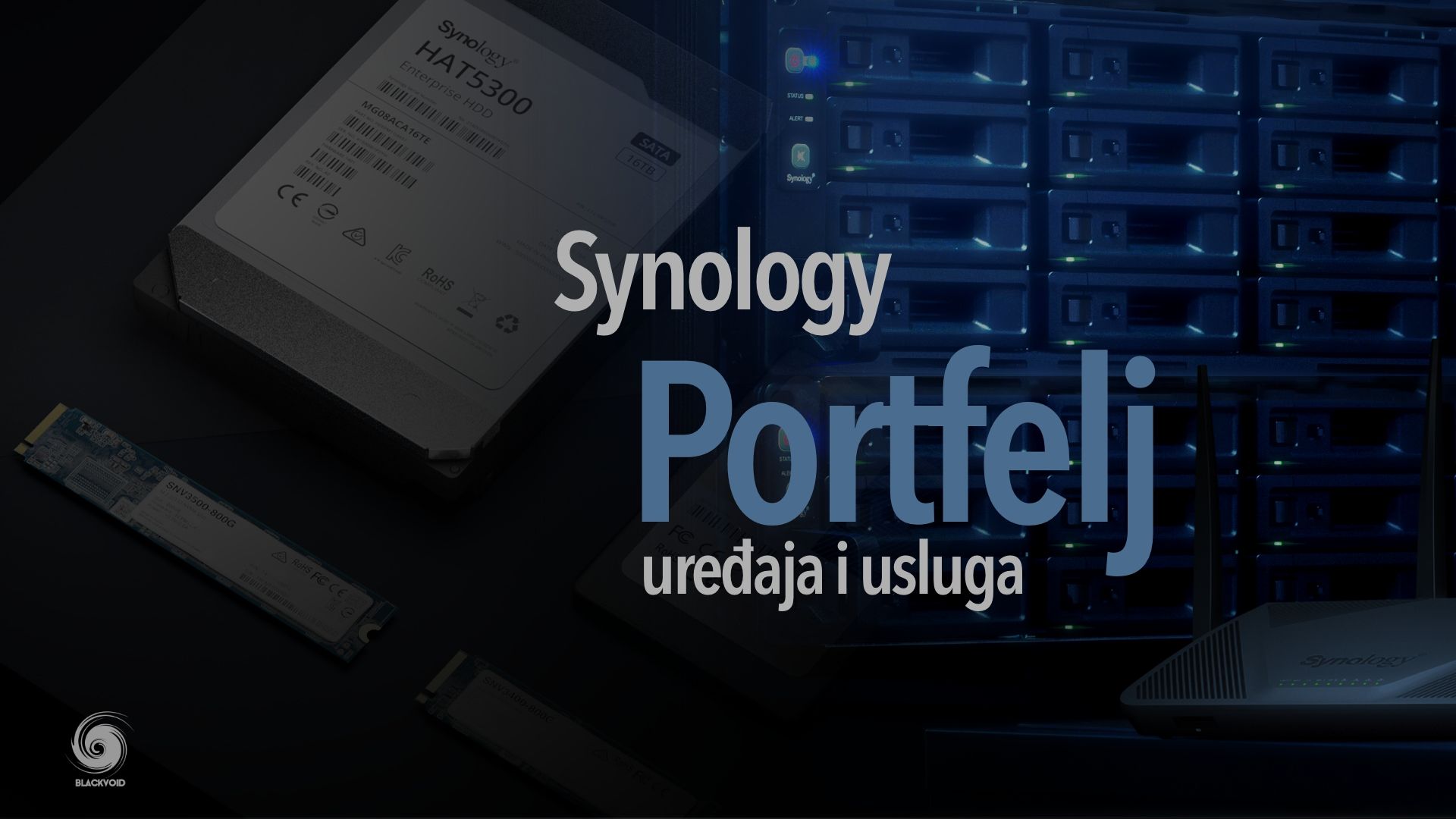 Portfelj Synology uređaja i usluga