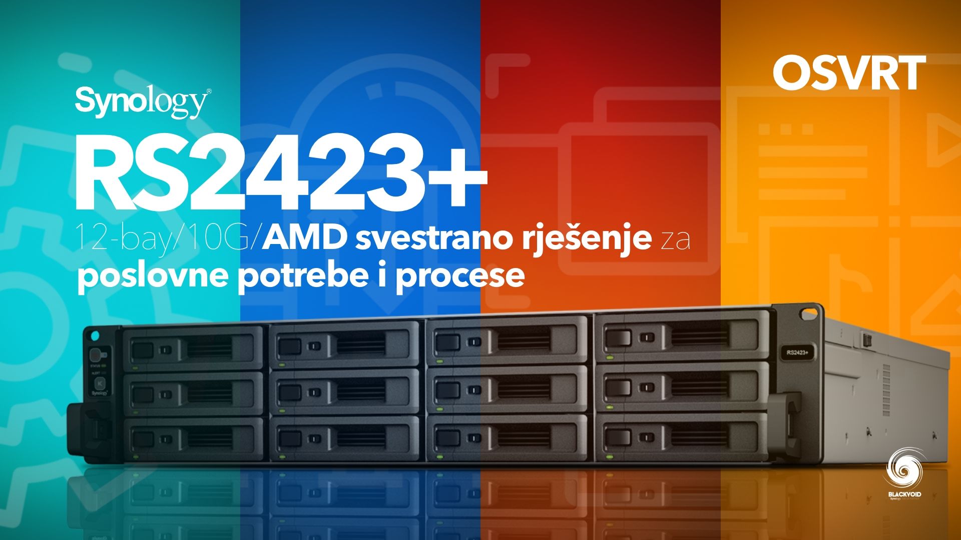 Synology RS2423+ osvrt