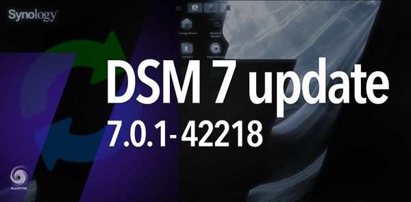 DSM 7.0.1-42218 nadogradnja