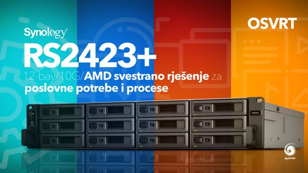 Synology RS2423+ osvrt