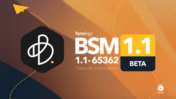 Synology BSM 1.1 beta