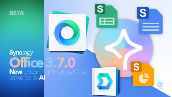 Synology Office 3.7. 0 beta s AI podrškom je dostupna