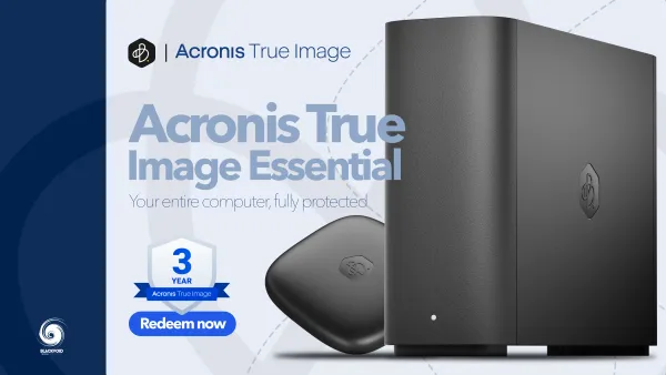 Synology Bee linija proizvoda i Acronis True Image Essentials